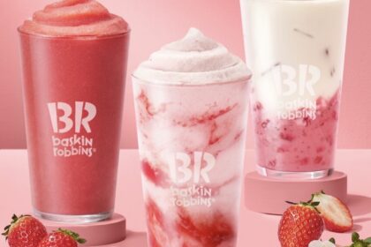 【韓国バスキンロビンス（サーティワン）】気分で選べる！いちごドリンク3種が登場