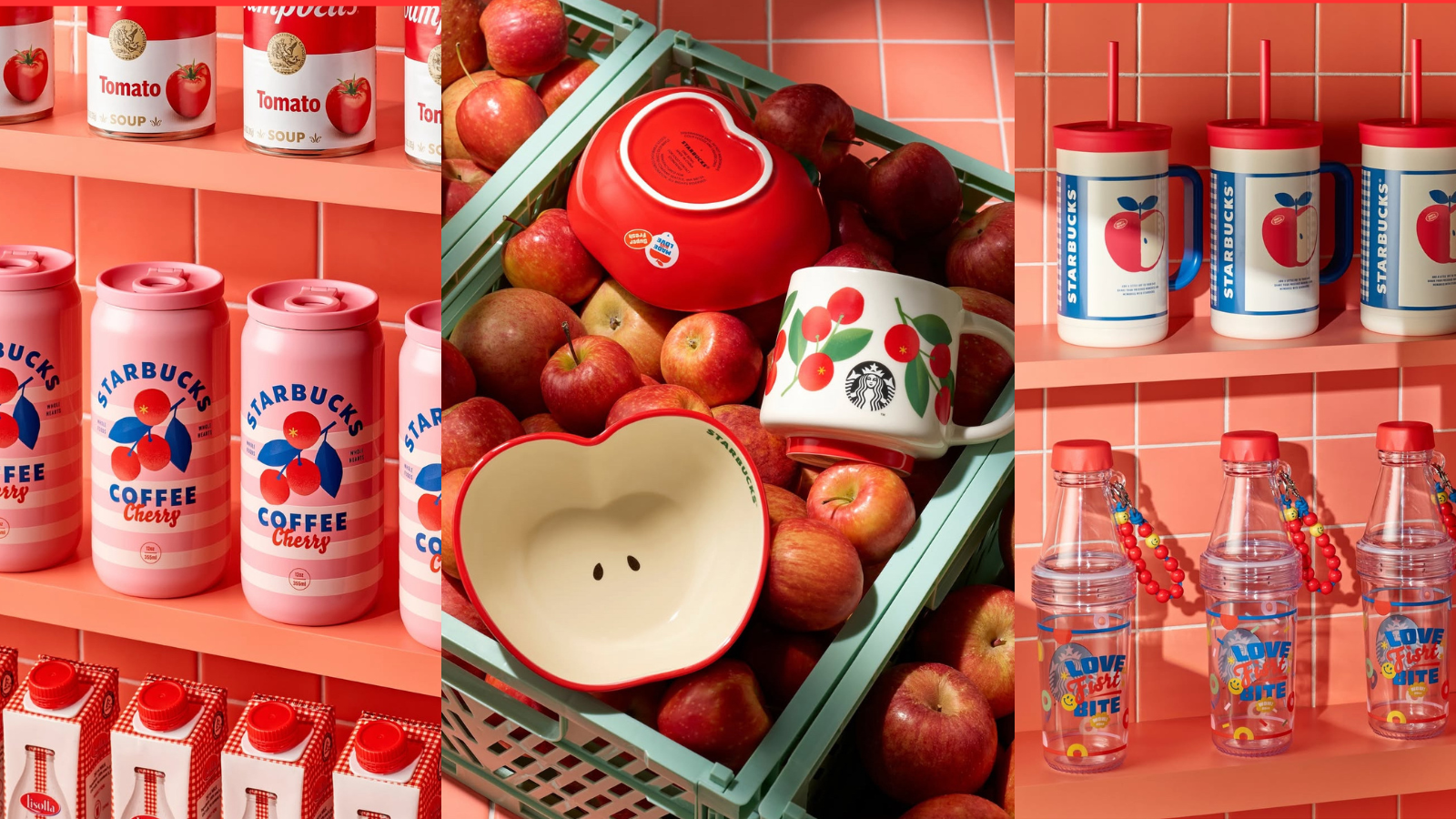 韓国スタバ「GROCERY MARKET」シリーズ登場　秋カラーのタンブラーや食器が9月19日発売